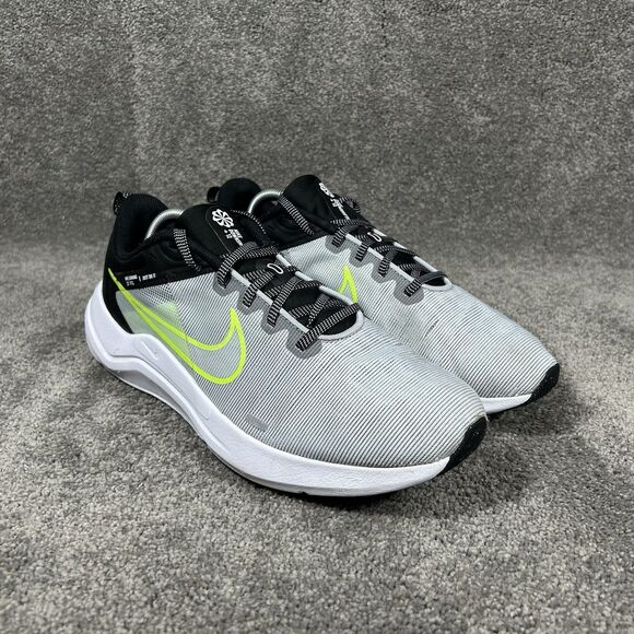 Nike Downshifter 12 DD9293-011 Women’s Size 11 Wolf Grey Volt Running Shoes Used - Picture 2 of 13